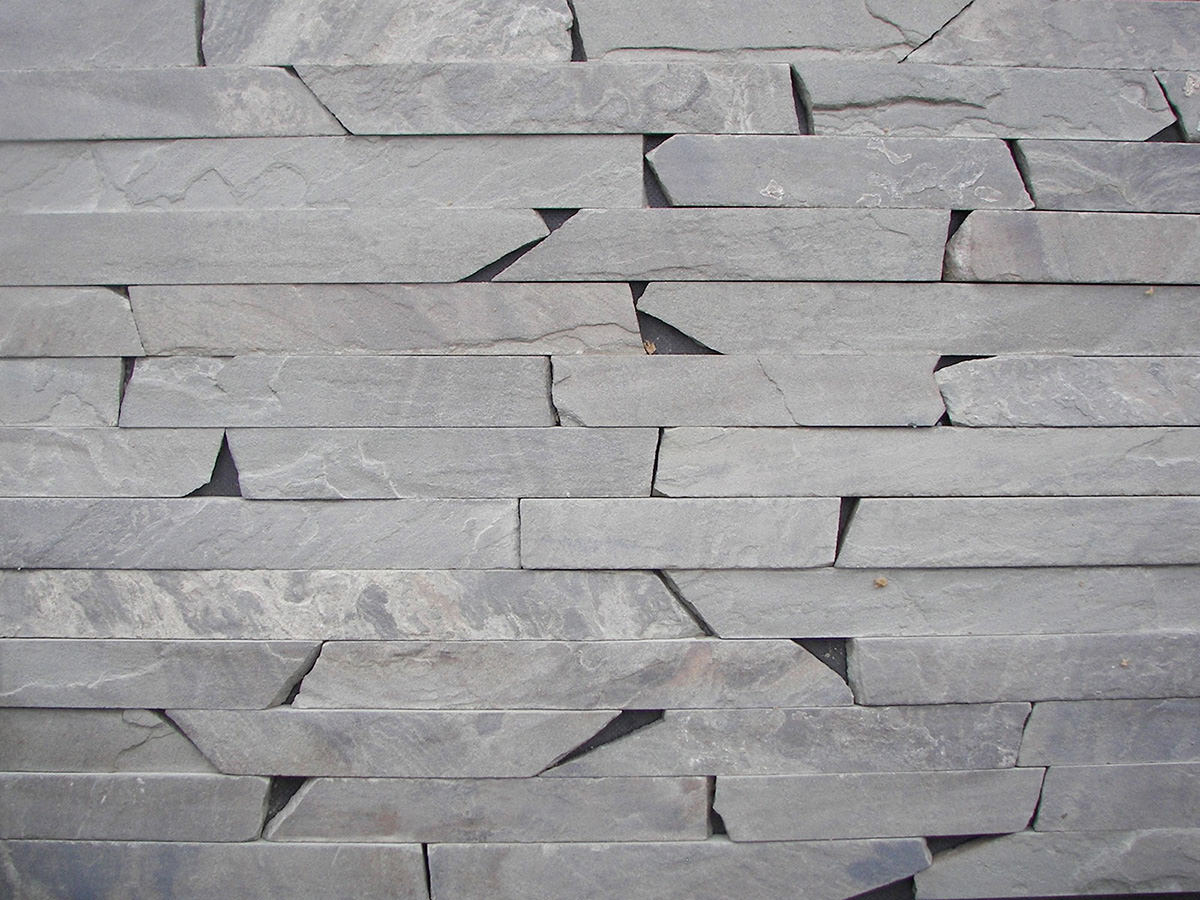 Maschinell gespaltenes Mauerwerk aus Bergischer Grauwacke - BGS GmbH