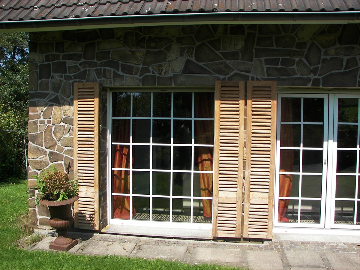 Wandverblender aus Bergischer Grauwacke - BGS GmbH