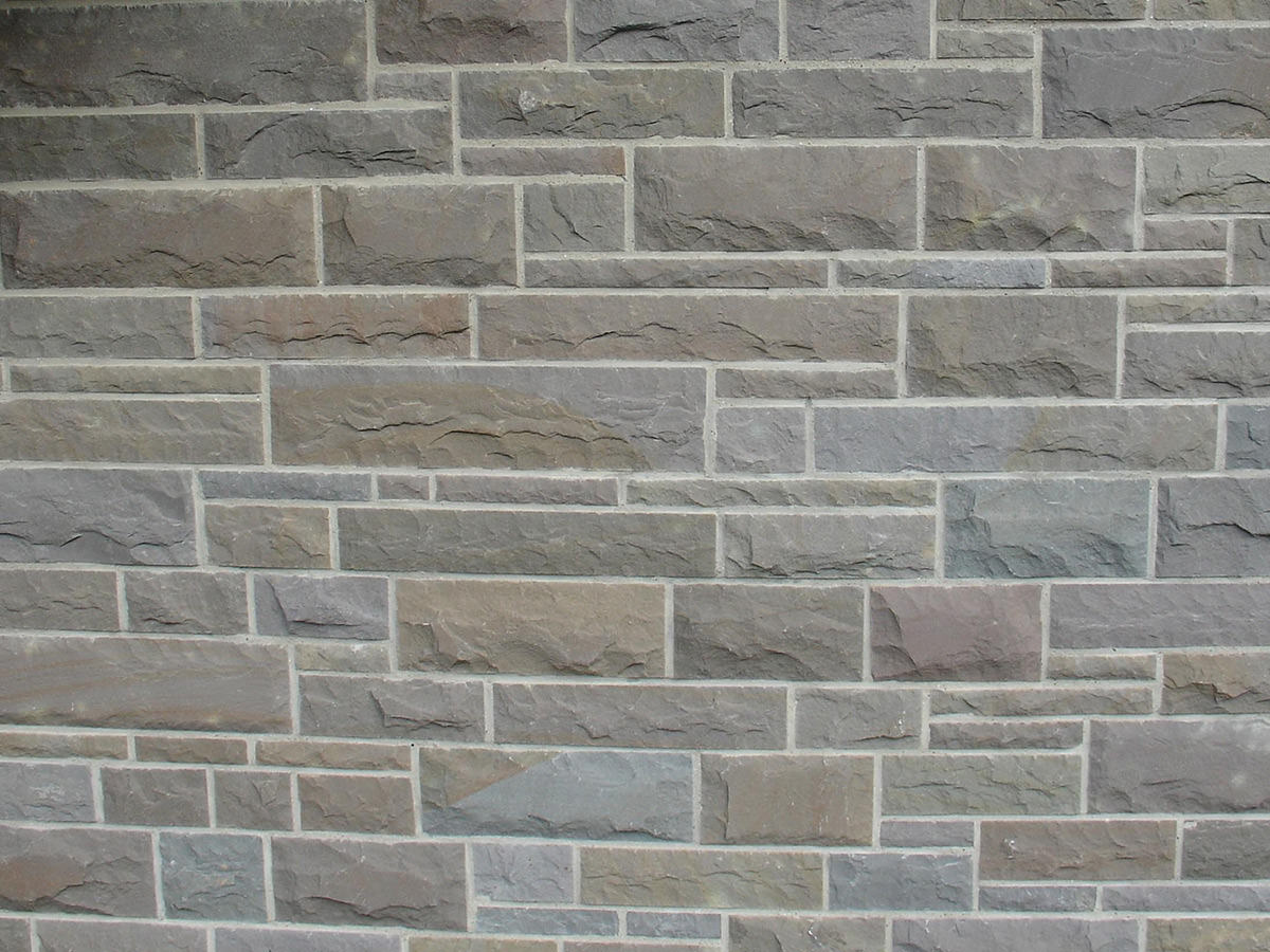 Wandverblender aus Bergischer Grauwacke - BGS GmbH